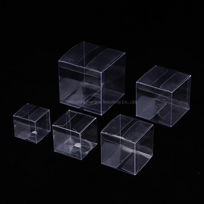 Plastic PVC Box Gift Packaging Waterproof Folding Box Clear