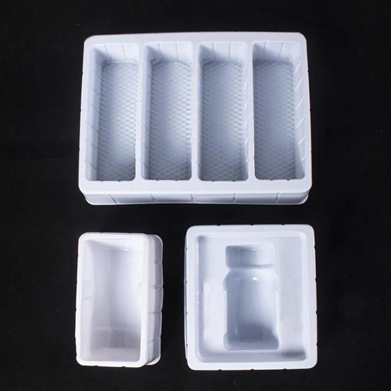 OEM ODM Plastic Cosmetics Blister Flocked Trays Packaging