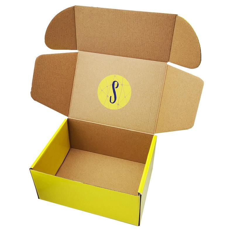 Glossy Lamination Custom Logo Shipping Corrugated Box