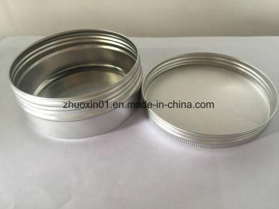 15g/30g/60g/100g/150g/200g/250g China Aluminum Cosmetic Cream Jars with Screw Lid