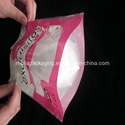 Stand up Mylar Plastic Ziplock Pouch Aluminium Foil Custom Zipper Bag with Printing