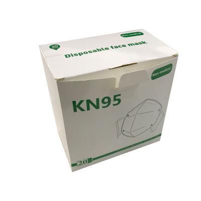 Wholesale Disposable 3-Layer Non-Woven Face Mask Packaging Box Surgical KN95 Mask Boxes