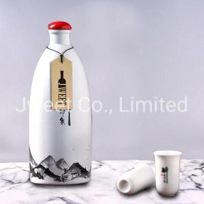 Sake Rice Wine Bottle Ceramic Alcohol Bottle Set