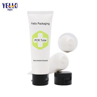 CE Approved Empty Post Consumer Recycled Cosmetic Lotion Tubes with Customized Logo Printing