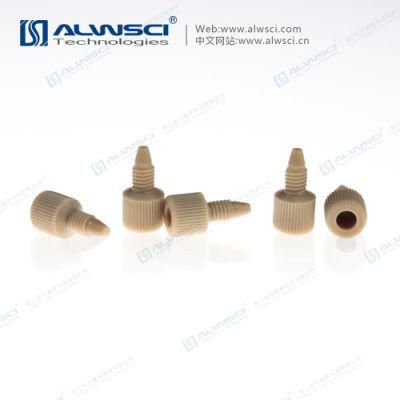 10-32unf Peek Fitting for 1/16&prime;&prime; Od Tubing Natural Color