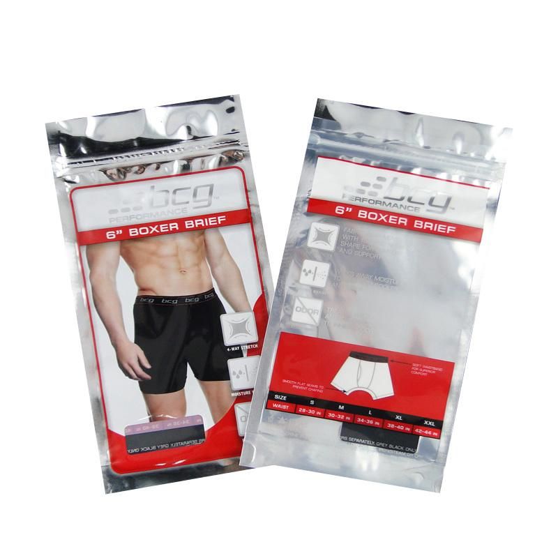 Stand up Zipper Pouch Packaging Bag for Sports Garment Goods