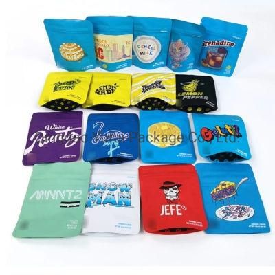 Smell Proof Small Zip Lock Runtz Packaging Laminated Foil Child Resistant Zipper Bags