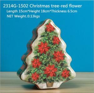 Christmas Tree Tin Box and Christmas Gift Tin Box