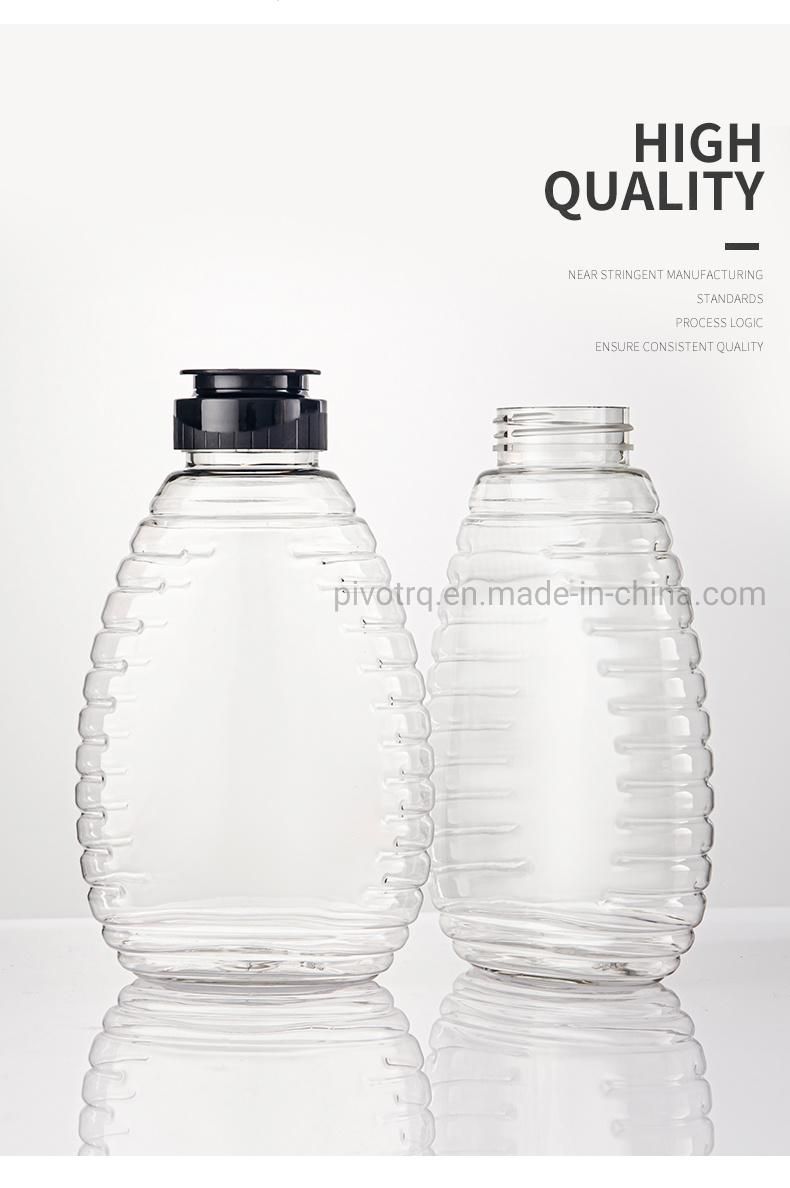 500g Honey Squeeze Bottle with Silicone Valve Cap for Honey Packaging