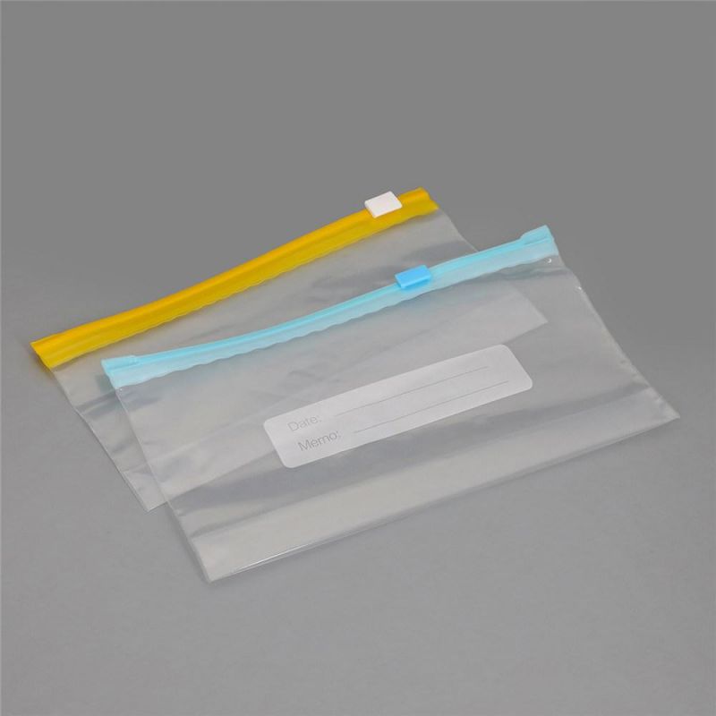 Transparent Easy Open Resealable Slider Self Sealed Bag