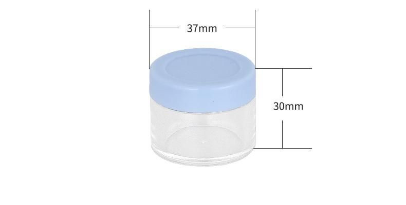 10g Empty Cute Transparent Clear Jar for Makeup Packaging