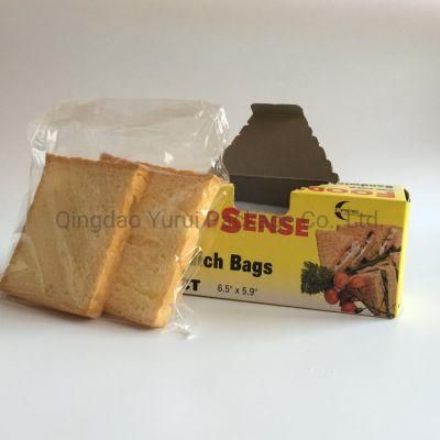 Plastic Sandwich Storage LDPE Fold Top Flat Poly Food Bag