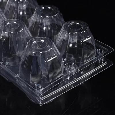 12 Holes Plastic Clamshell Box Blister Egg Tray Packaging