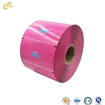 Xiaohuli Package China Ice Cream Pint Packaging Supply Plastic Bag Side Gusset Bag Candy Packaging Roll for Candy Food Packaging