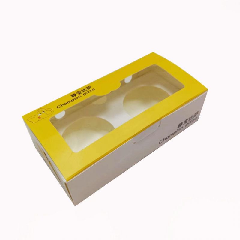 Plastic Window Pizza Box Food Packaging Take Away Luch Packaging Box