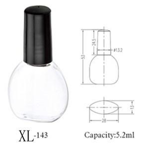 Luxury Makeup Packaging Magnetic Matte Glass Nail Polish Bottle Plastic Bottle for Makeup