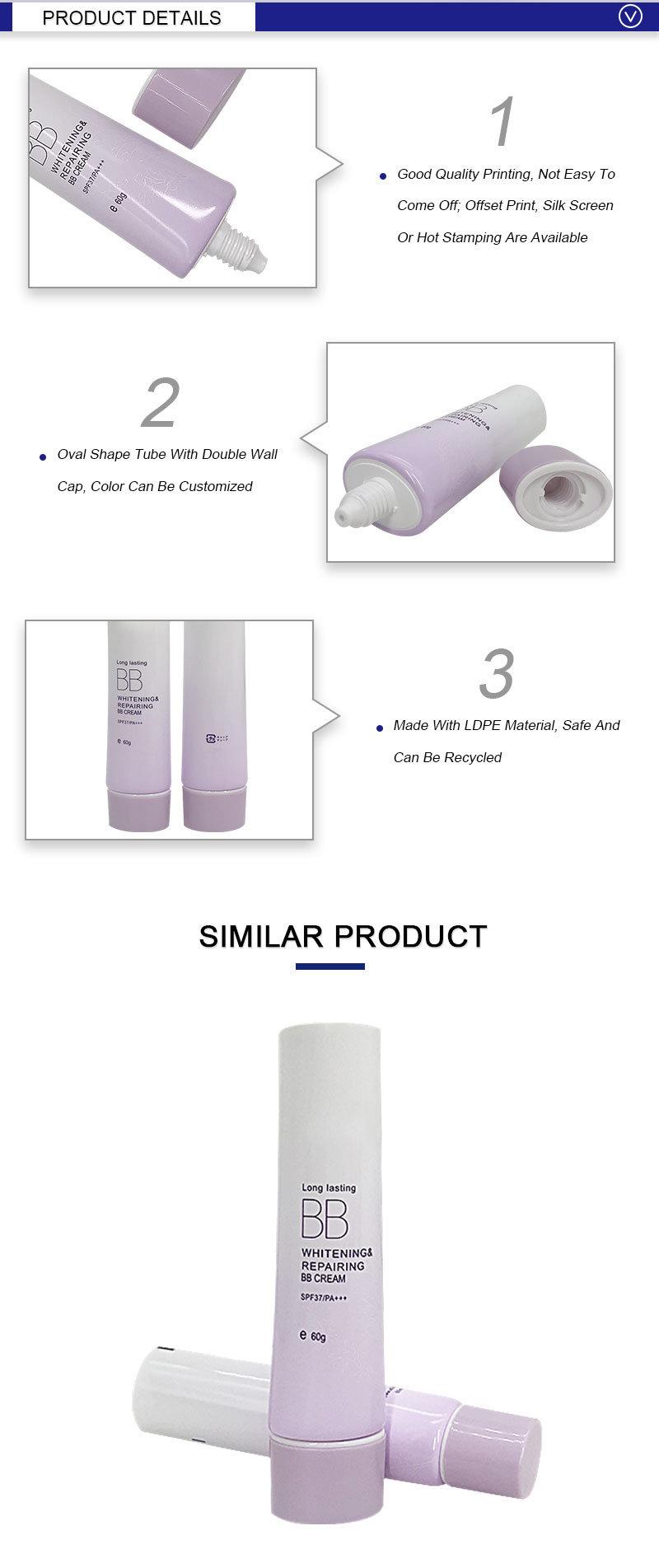 Factory Price Fancy Empty Plastic Cosmetic Packaging Long Lasting Lotion Tube