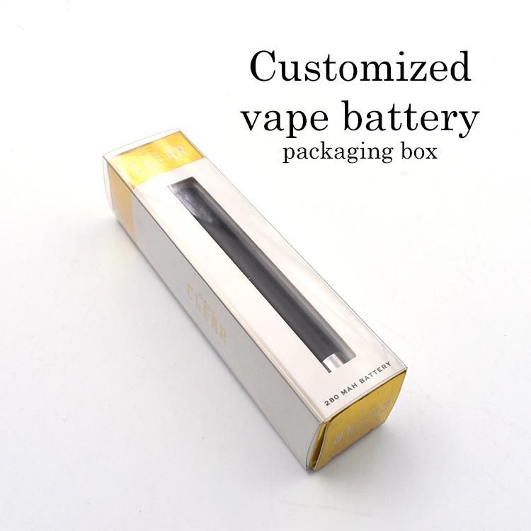 280mAh Vape Pen Battery Packaging with Clear PVC Blister Packaging