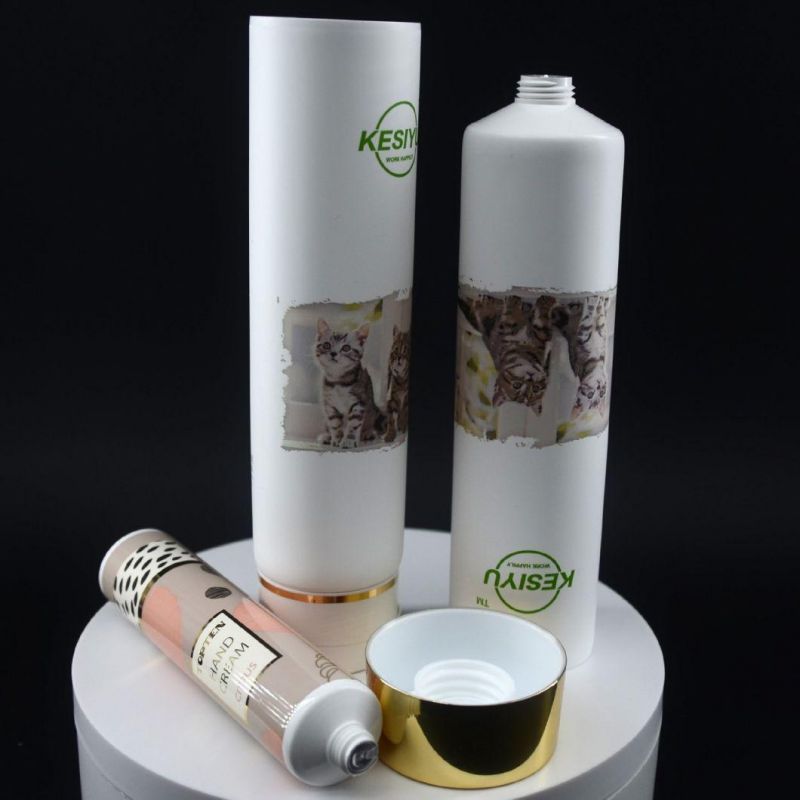 Cosmetic Tube Packaging Eco Friendly Plastic Packaging Round Tubes for Animal