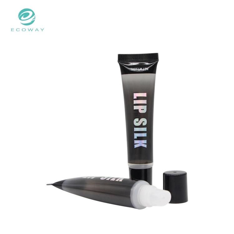 Custom Printing Empty Round Black Gradient Lip Gloss Tube Packaging 1 Buyer