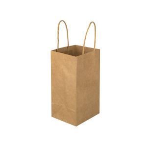 China Supplier Wholesale Offset Printing Customize Kraft Paper Bag with Handle