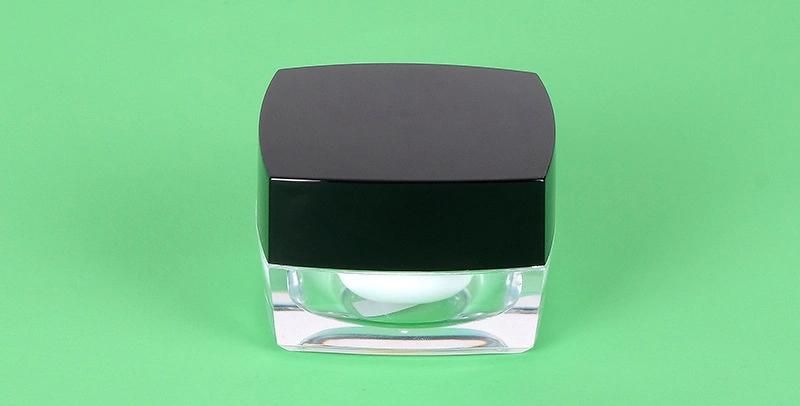 5g 10g 20g 25g 30g 50g 15ml 30ml 40ml 50ml 80ml 100ml Empty Double Wall Clear Plastic Acrylic Cream Jar and Bottle Set for Skin Care