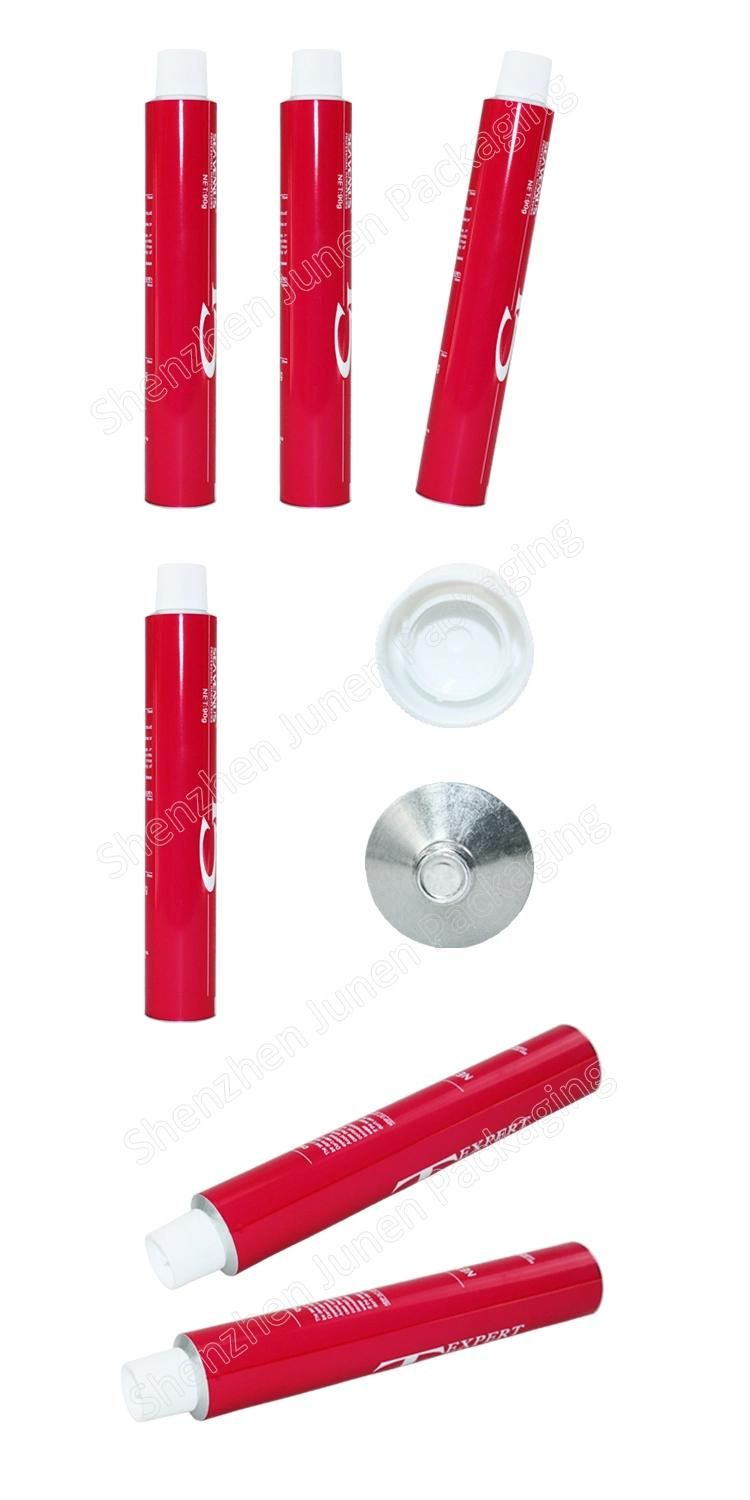 OEM ODM High Quality Cylinder Aluminum Collapsible Tubes for Hair Dye Je-HD-005