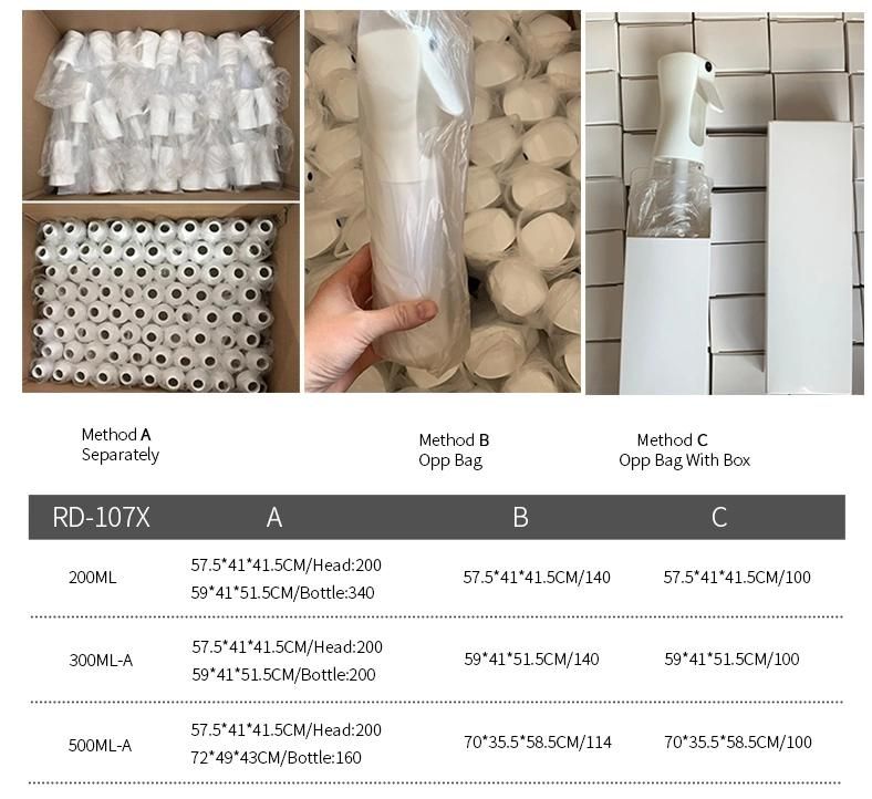 Factory Direct Sales Bamboo Cosmetic Packaging Plastic Misty Sprayer Continuous Spray Bottle