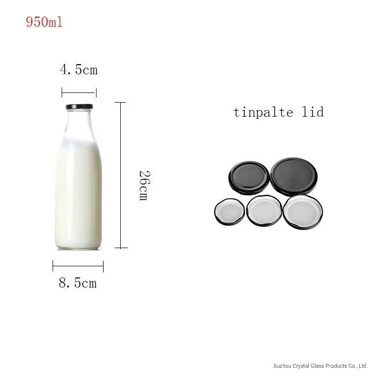 500ml Round Beverage Jucie Milk Kombucha Bottle with Swing Top