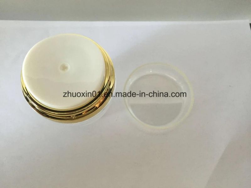 Round Shape Acrylic Airless Cream Jar for Skin Care Packaging