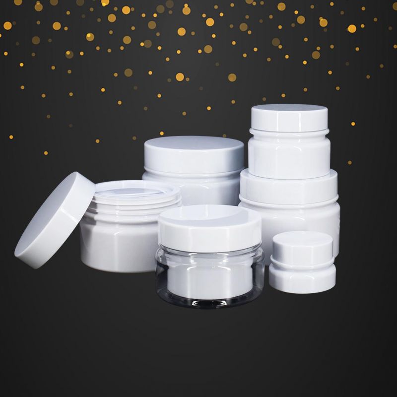 Customize 150g 100g 50g 15g 450g 300g 250g 200g White Round Cream Jar