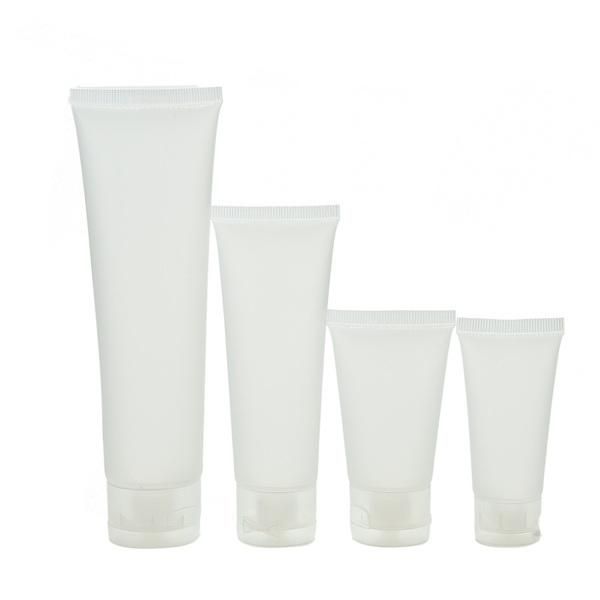 Plastic Transparent with Screw Cap Cosmetic Packaging Tube Cream