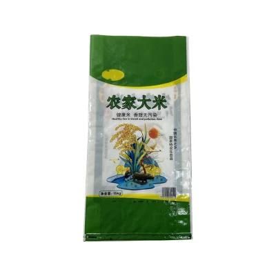 Flexible Plastic Rice Bags Nylon PE Big Plastic Dry Food Packaging Bags for Rice Customized 1kg/2kg/5kg Rice