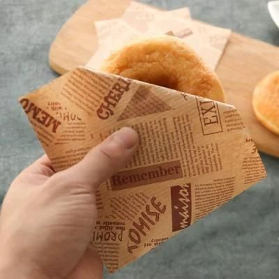 Aways Food Take Away Paper Donut Packaging Warm Bread Bag