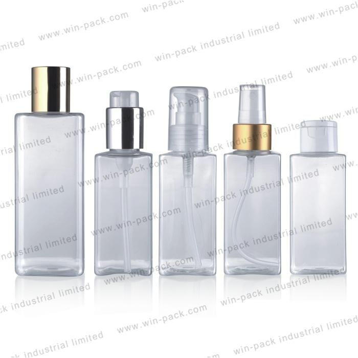 Winpack Eco Friendly Transparent Plastic Lotion Bottle 100ml 150ml 300ml for Cosmetic Packing