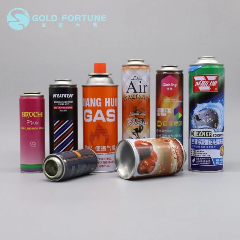 Printed Empty Aerosol Spray Tin Can for Cosmetic Packing