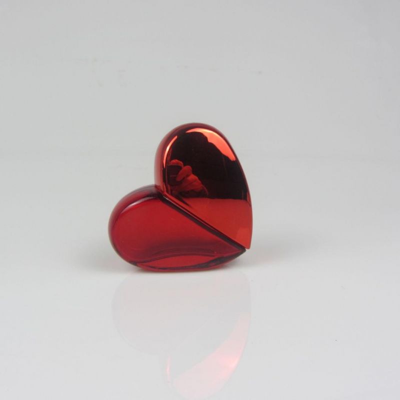 Heart Shape Cosmetic Packaging Perfume Spray Bottle for Woman