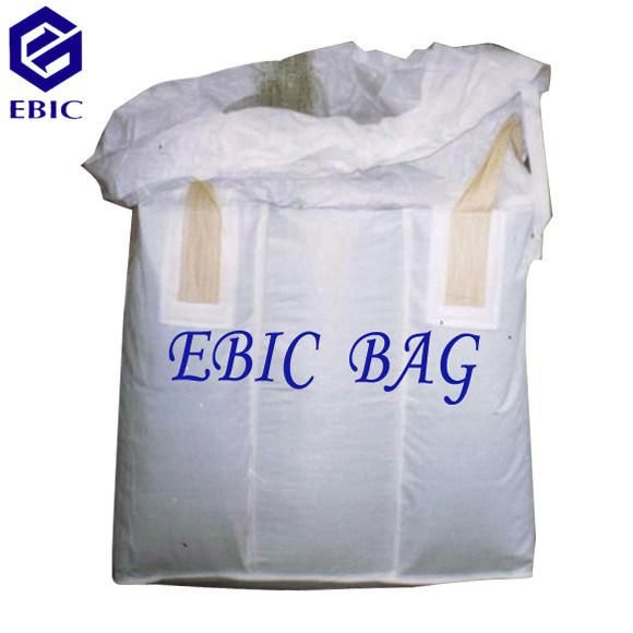 1000kgs Tubular 4 Cross Corner Loops Baffle Super Sack Ton Bulk Jumbo Big FIBC Q Bag