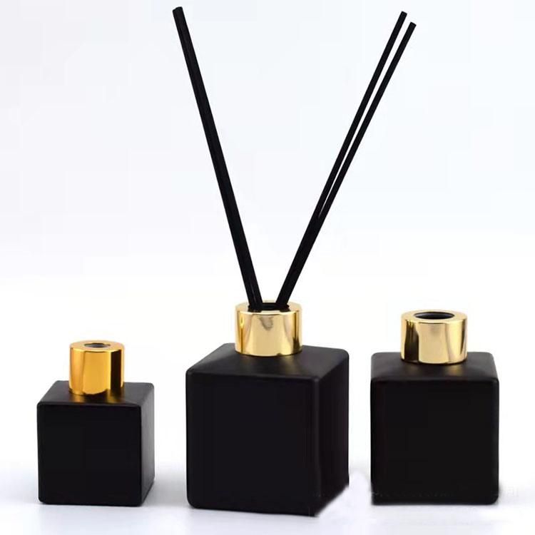 Empty Color 50ml 100ml 150ml 200ml Square Glass Reed Diffuser Match Stick Bottle