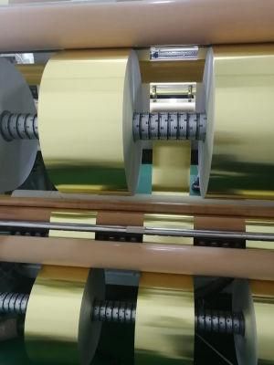 Szjohnson 80 GSM Matte Gold Sticker Paper Jumbo Rolls for Label Printing