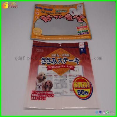 Frozen Food Bag, Transparent Window Plastic Bags with Exquisite Printing Patterns on Three Sides