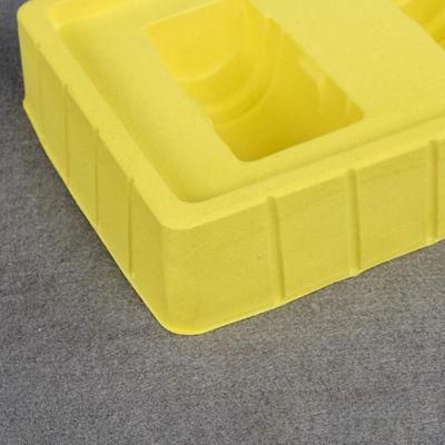 PVC Yellow Medical Bottle Blister Tray