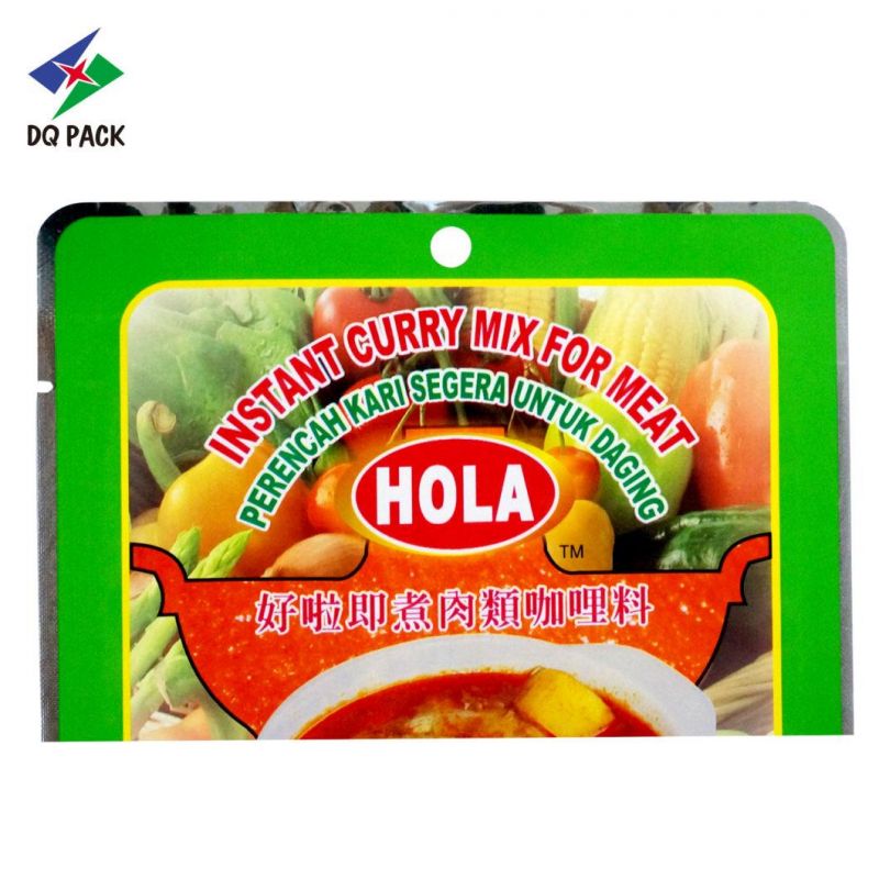 Customized Printing and Design Three Side Seal Bag Packging for Sauce Plastic Bag