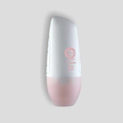 Small Round New Empty Wholesale Cosmetic Plastic Packaging Bottles 50ml Roller Bottles with Roller Ball