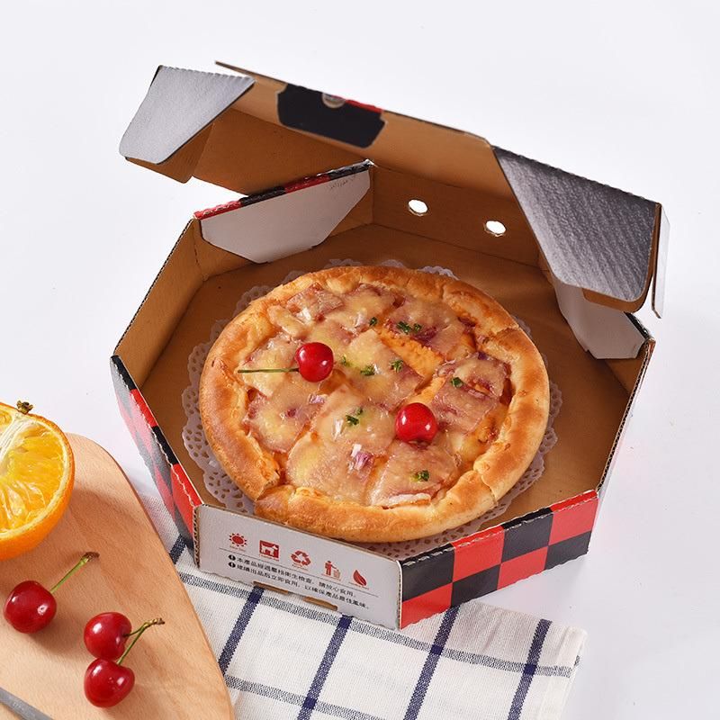 Wholesale Corrugated Take Away Pizza Paper Packing Boxes