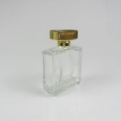 Luxury Recyclable Clear Glass Perfume Bottle with Pump Spray Cap