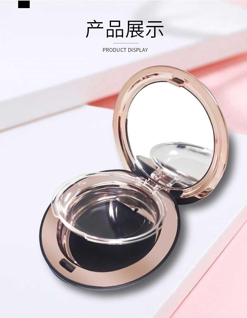 Fb03-Sulwhasoo Homemade Compact Empty Box Black Color Round New Design Cosmetic Air Cushion Bb Foundation Case in China Have Stock