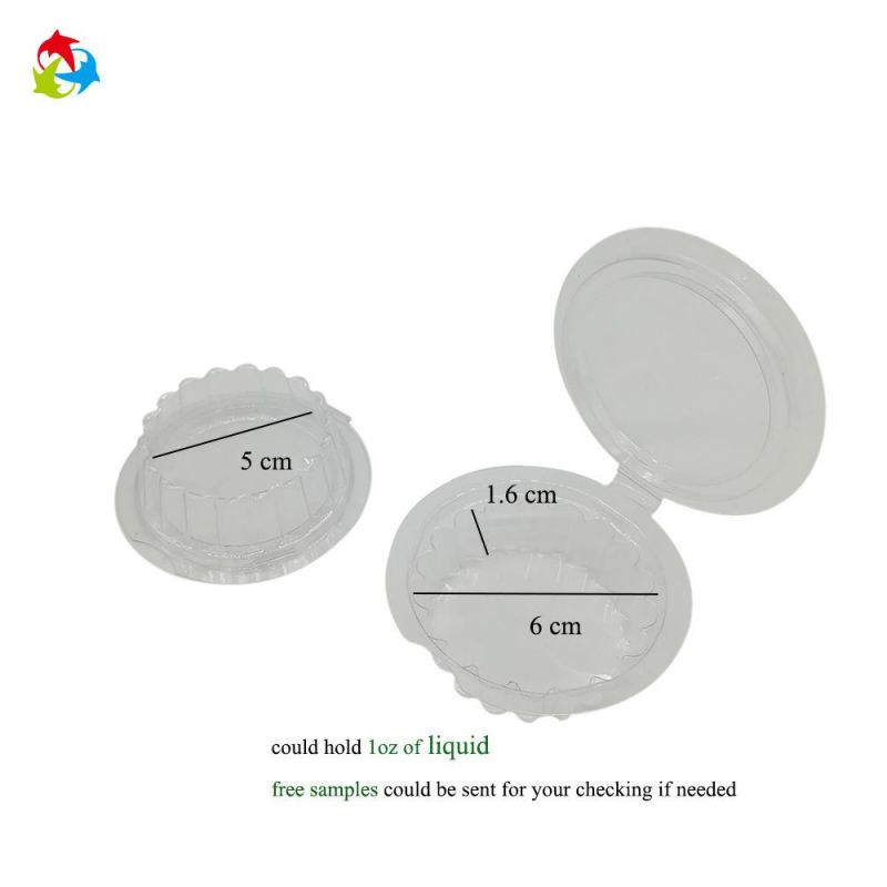 Clear Pet Round Clamshell Wax Melt Packaging