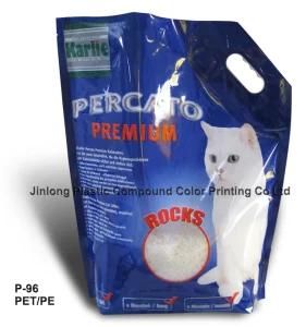 Stand up Cat Litter Bag with Hadle