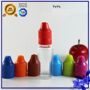 ISO8317 Pet 10ml Eliquid Bottle Childproof Cap with Tamper Proof Cap Long Thin Tip